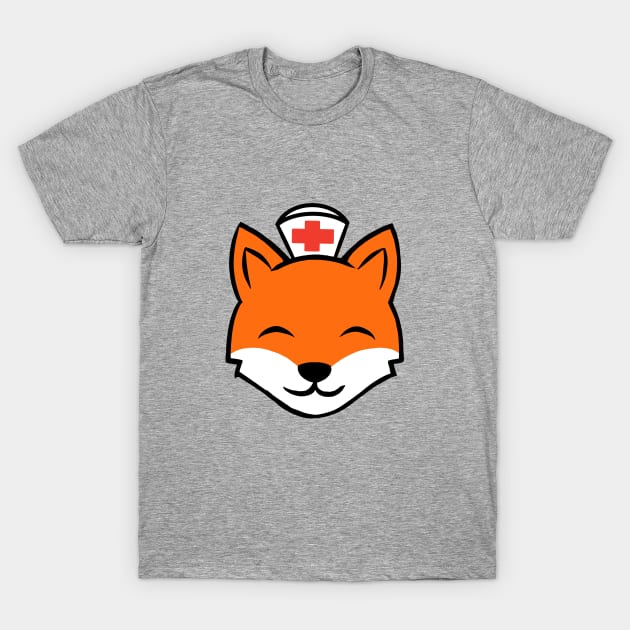 Nurse fox T-Shirt by cypryanus